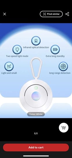 Camera Detector for Anti Candid Hidden Camera Detector Security Protection Mini Pinhole Hidden Lens Detect Gadget
