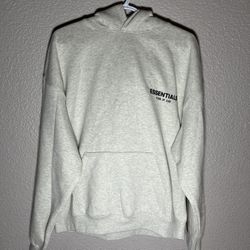 Gray Essential Hoodie.