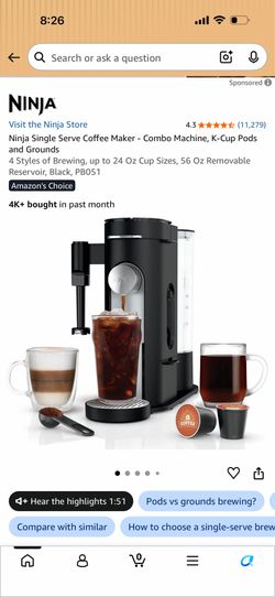Ninja coffee machine