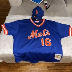 Mets Jersy 16 L With Cap