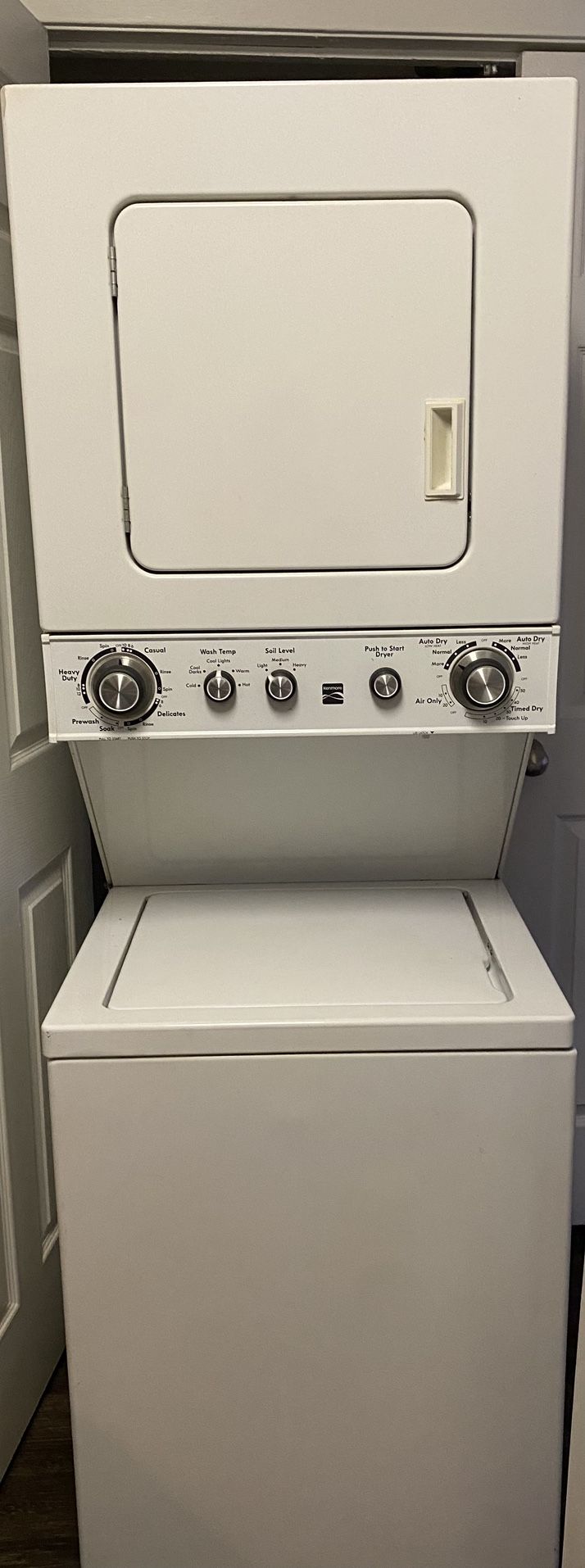 KENMORE 24β Apt.Size Heavy Duty Stackable Washer & Dryer in EXCELLENT CONDITION!!!