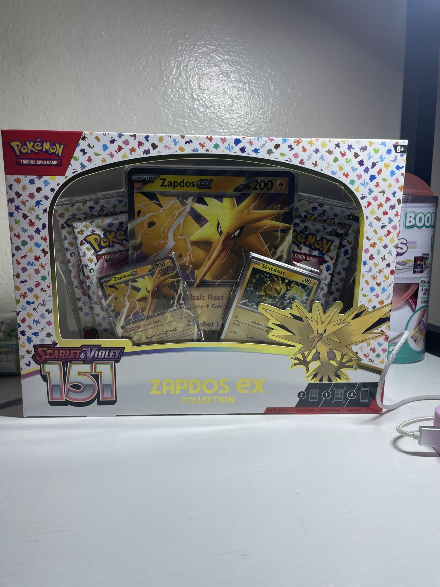 Zapdos EX Scarlet And Violet 151 Box
