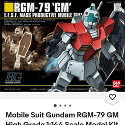 RGM-79 GM figurine