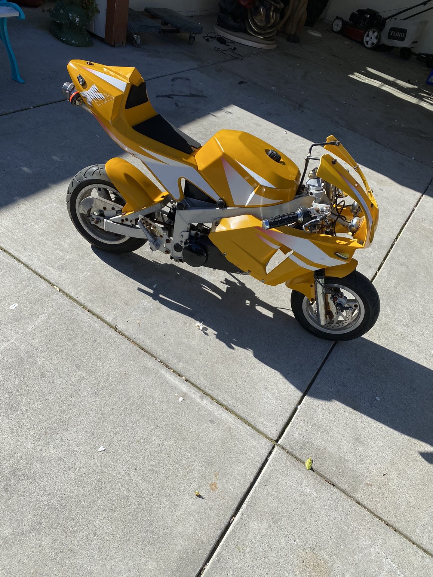 Pocket bike mini bike go ped gas scooter go kart motorized scooter dirt