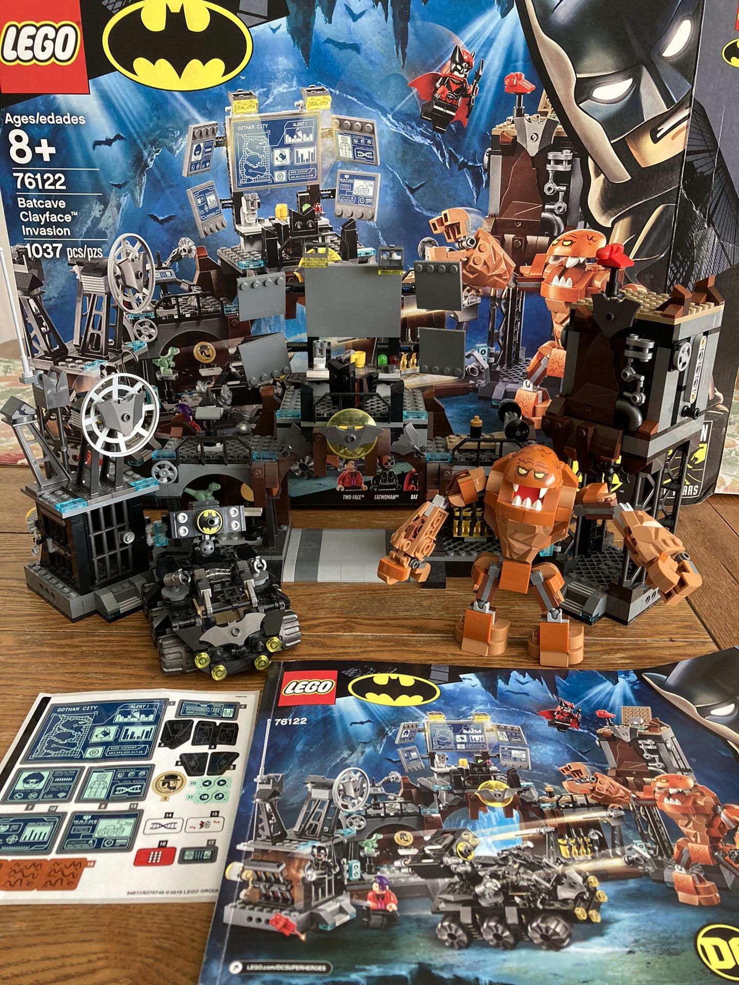 LEGO DC Batman Batcave Clayface 76122 Building Set (1037 Pieces