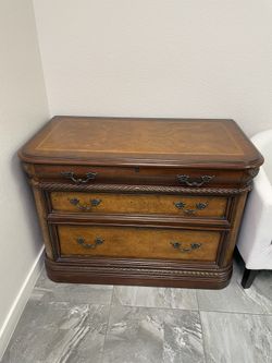 Heavy Duty Wooden Filing Cabinet With lock And Key