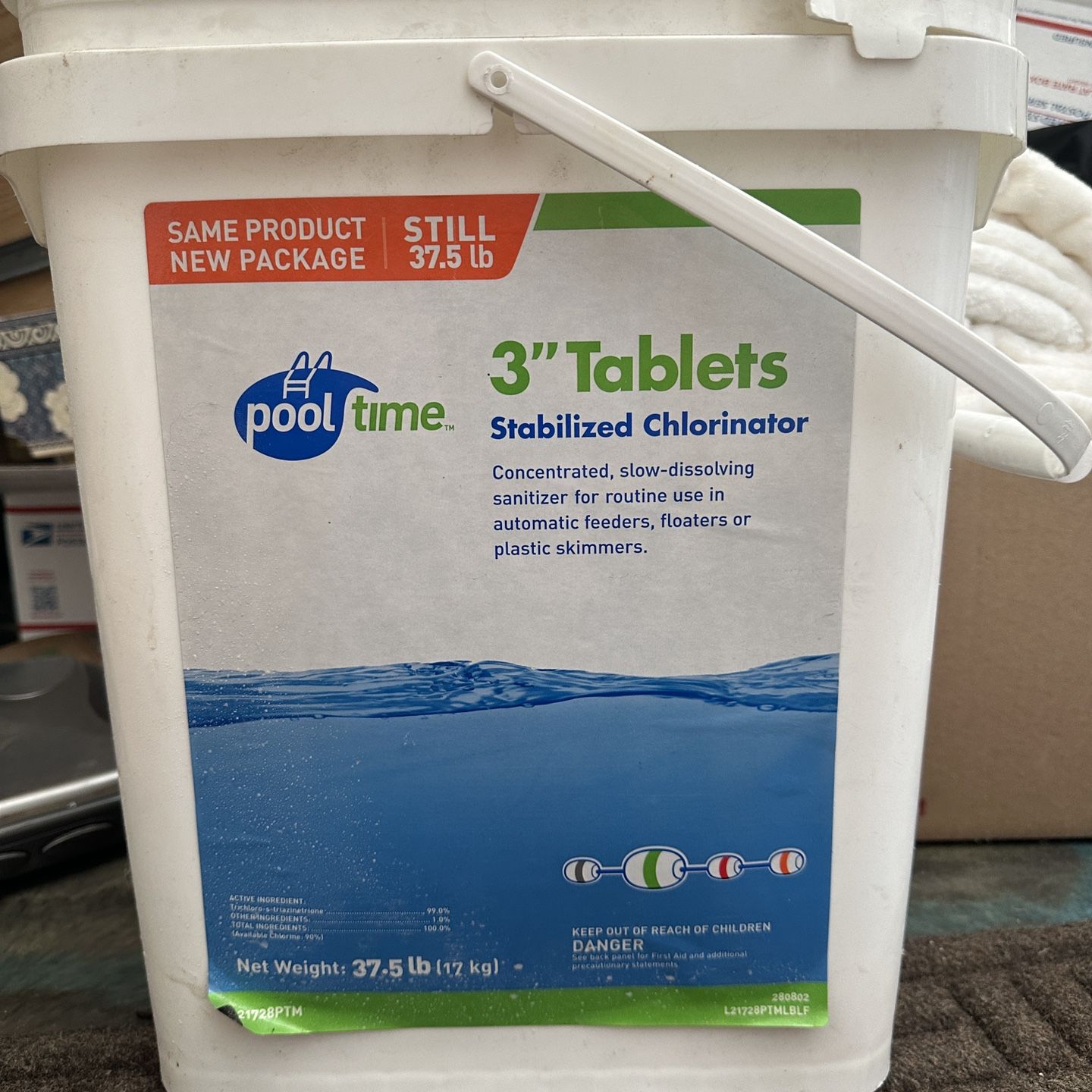 Pool Time pooltime 3” Chlorine Tablets 32 Lbs Left
