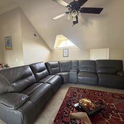 Leather Sectional