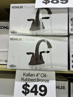 Kohler Kallan Oil-Rubbed Bronze Bathroom Faucet