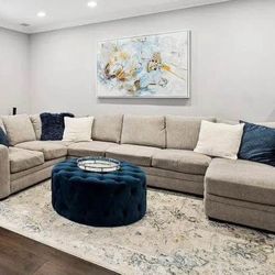 3 Piece L-sectional with Chaise 