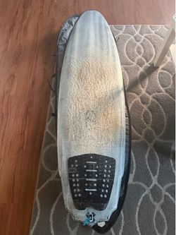 6”2  Slater Designs Tomo Volcanic  Cymatic Surfboard