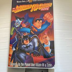 Warner Bros. The Batman Spider-Man Movie VHS 