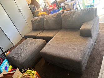couch and ottoman