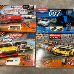 Four Caterra Race Car Sets