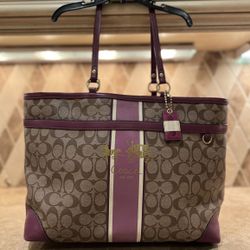  Coach Diaper Bag Pink With Changing Pad