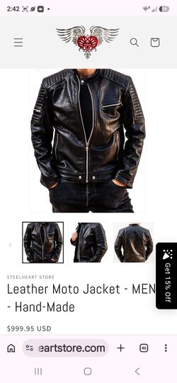 Riding mens leather jackets