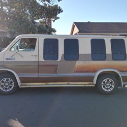1985 Dodge B250 Conversion Van, Runs Good!