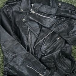 moto leather jacket