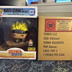 Funko POP! Naruto Uzumaki As Nine Tails #1233 LA. Comic Con Exclusive/ Hot Topic Exclusive 