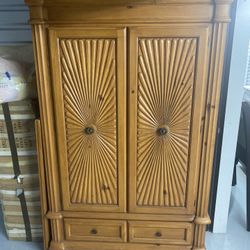 Solid Wood Armoire 
