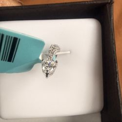 VVS1 Heart Pendant Set In 925 Sterling Silver 