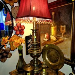 Mid-Century Modern BRASS Collection Lamp, Vase, Plate Jar, Incense Burner All $99