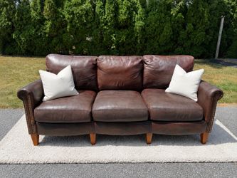 Stickley Craftsman Genuine Leather Couch ‼️Free Delivery‼️