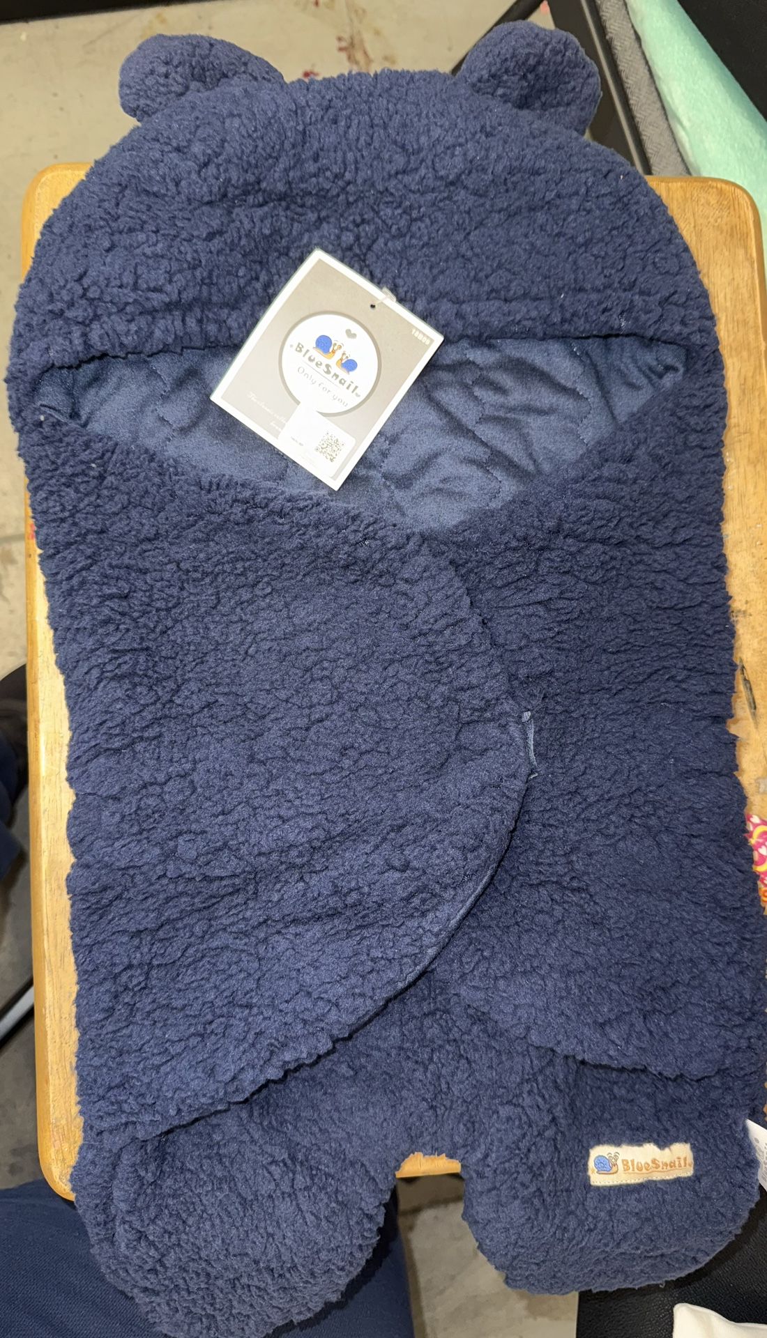 Newborn Swaddle Blanket With Hood