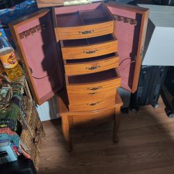 Vintage Jewelry Armoire