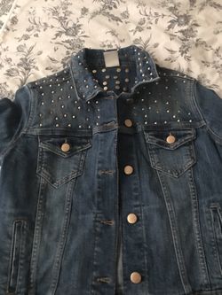 Zara studded jean jacket