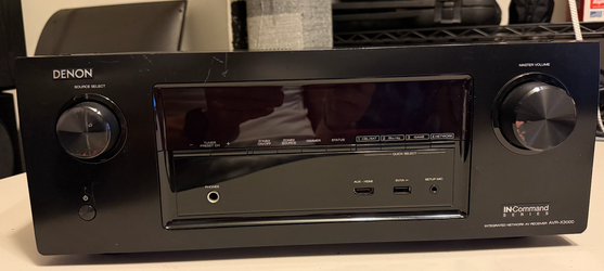 Denon AVR-X3000 7.2 Channel Network AV Receiver + OEM Remote