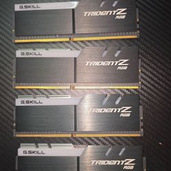 DDR4 G.SKILL Trident Z RGB Series RAM two sets of  (2x8 GB)