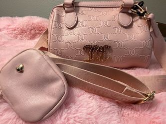 Juicy Couture Pink Monogram Handbag Set