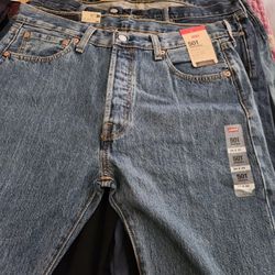 Levi's 501 Original Blue Jeans Men's Size 34/30 NEW