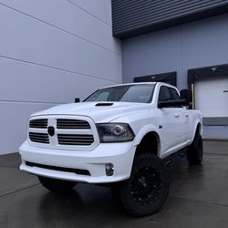 2013 Ram 1500 Sport Quad Cab | 6” Lift | 37” Tires | Leather | Heated & Cooled Seats
