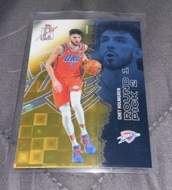 Chet Holmgren Gold Pandora Refractor (Topps NBA Signature Class 2025/26)