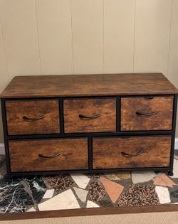 5 drawer dresser rustic style