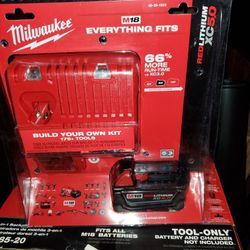 Milwaukee M18/M12 Charger And 5.0 Battery. No Offers Accepted. 80$