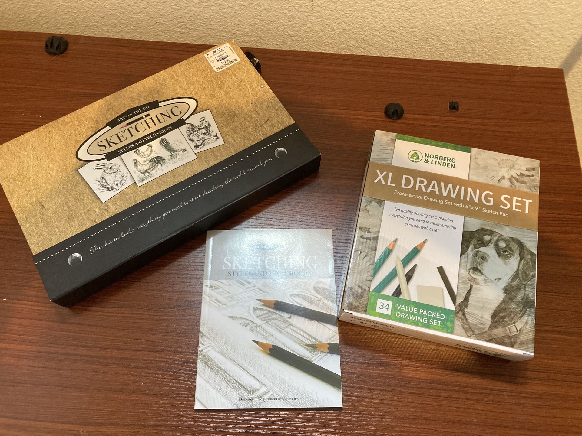 Charcoal Drawing Kit Set- NEVER USED