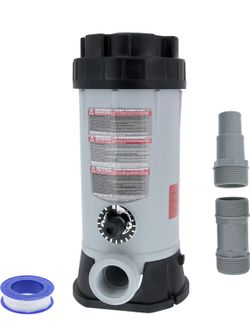 U.S. Pool Supply Professional in-Line Pool Automatic Chlorine Feeder, CL-220-9LB