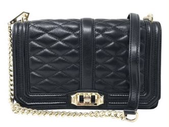 Authentic Rebecca Minkof Leather Crossbody Shoulder Bag