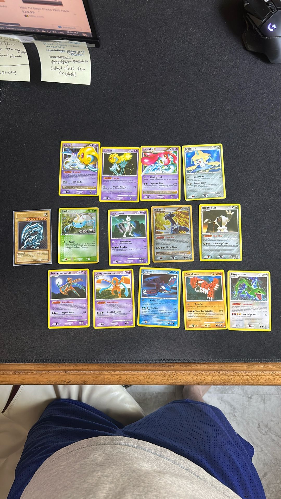 Pokemon Cards. 1 Yu Gi Oh Card