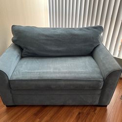 Loveseat Pullout bed with mattress 