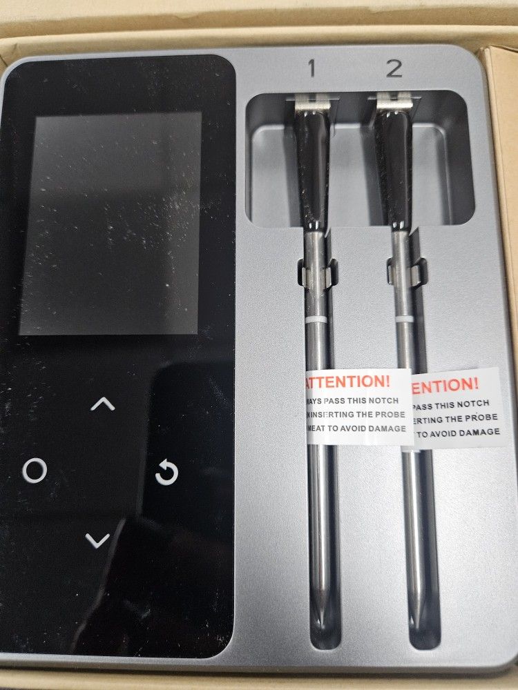 Wireless Meat Thermometer with App Control, 600FT Bluetooth