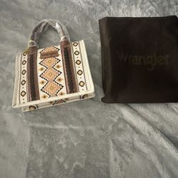 Wrangler southwestern crossbody tote bag