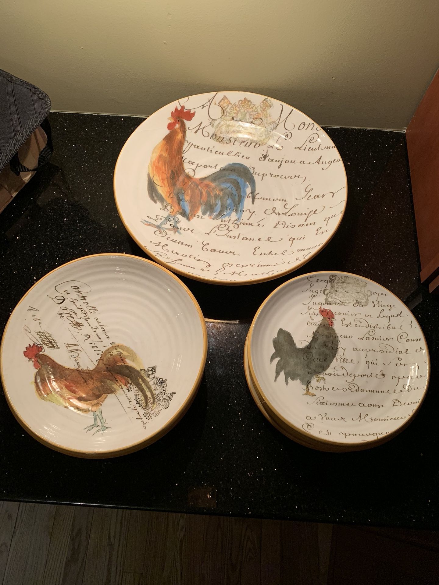 WilliamsSonoma Rooster script Collection Discontinued French pasta