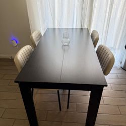 Dining Table With Chairs , Like New 2 Months Old