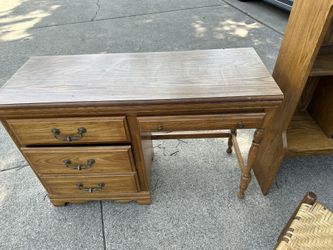 Desk with Hutch and Chair