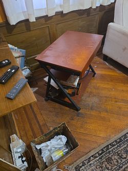 Brown side table