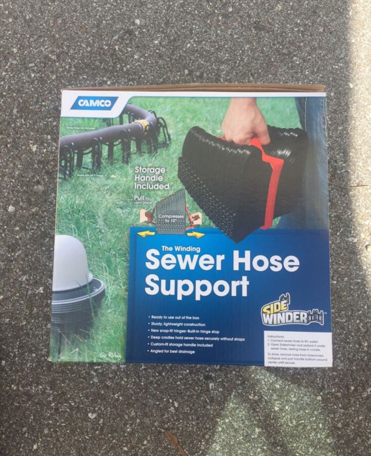 NEW RV Sewer Hose Support